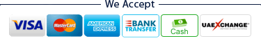 We Accept All Major Online Payment